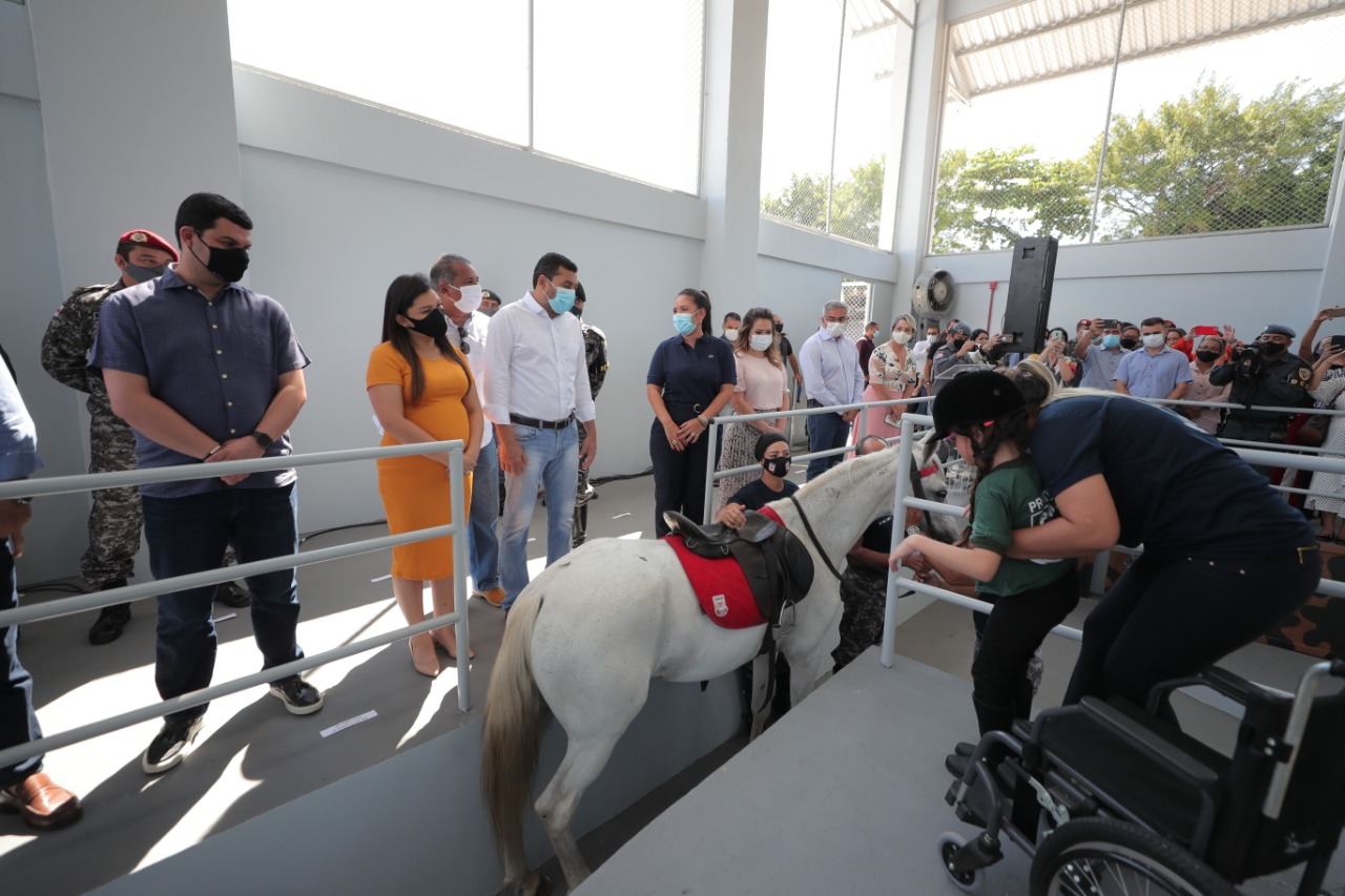 Cavalaria de SP oferece aulas de equoterapia para estimular pessoas com  deficiência