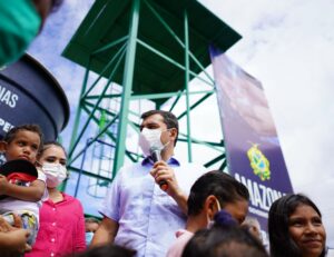 Imagem da notícia - Governador Wilson Lima inaugura agência da Cosama e leva projeto ‘Água Boa’ para Nova Olinda do Norte