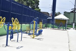 Imagem da notícia - Hoje a comunidade está muito feliz: Reformas do Campo do Teixeirão e Arena do Monte avançam e população comemora