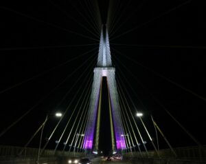 Imagem da notícia - Governo do Estado inaugura nova iluminação da Ponte Jornalista Phelippe Daou