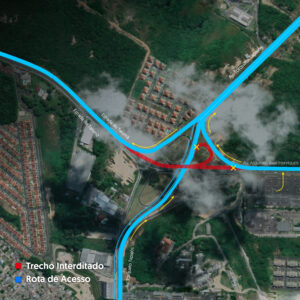 Imagem da notícia - Seinfra interdita, parcialmente, pista superior do viaduto do Anel Sul, neste final de semana