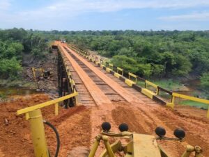 Imagem da notícia - Construção de pontes em Novo Aripuanã entra na reta final