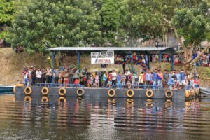 Imagem da notícia - Governo do Amazonas entrega terminal flutuante a comunidade indígena de Amaturá