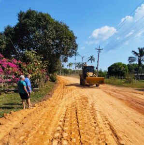 Imagem da notícia - Governo do Amazonas inicia pavimentação do ramal do Acajatuba, em Manacapuru